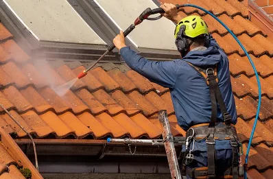 Démoussage et hydrofuge de toiture à Lanchy